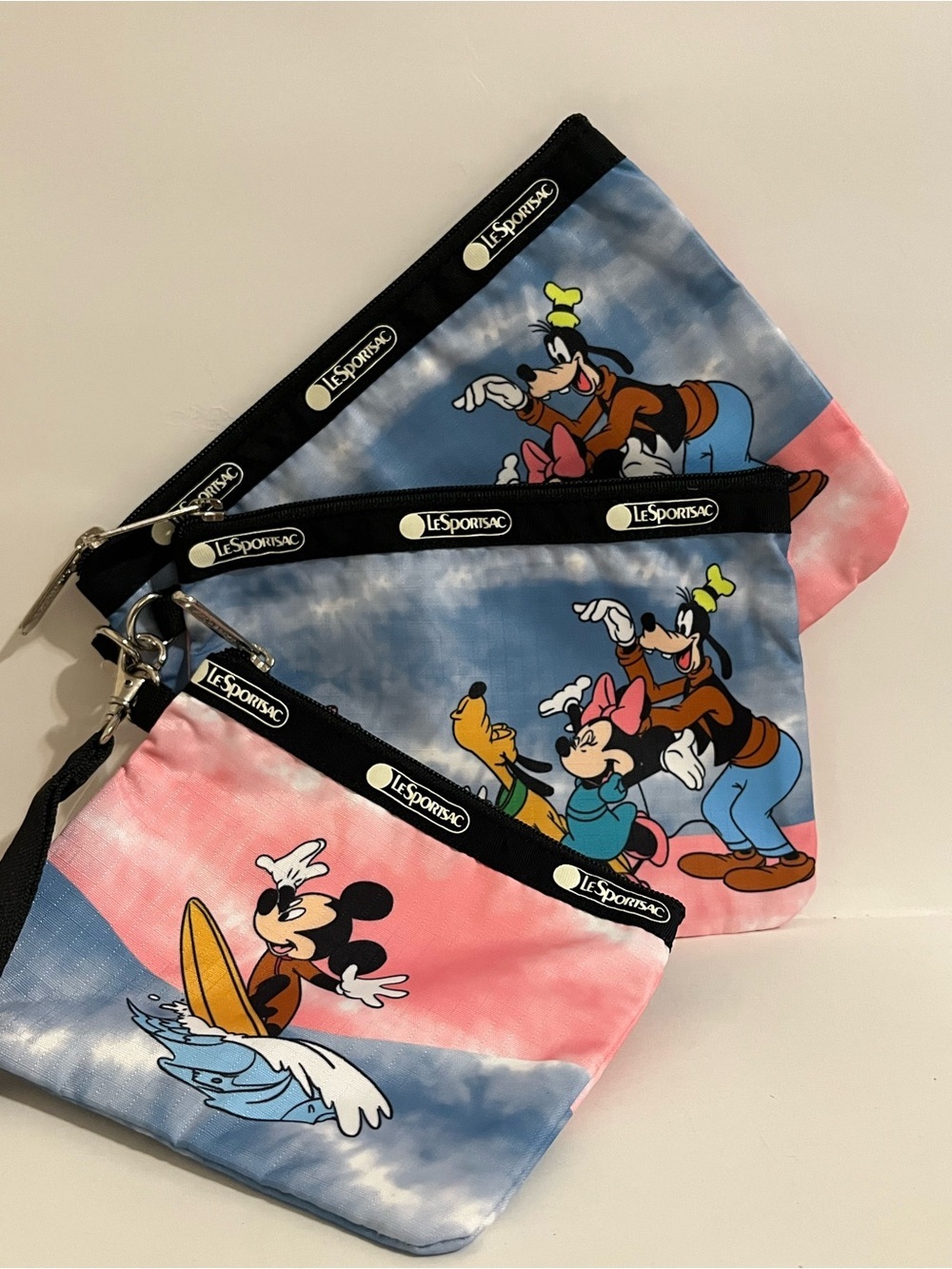 Disney Mickey and Friends Pouch Trio